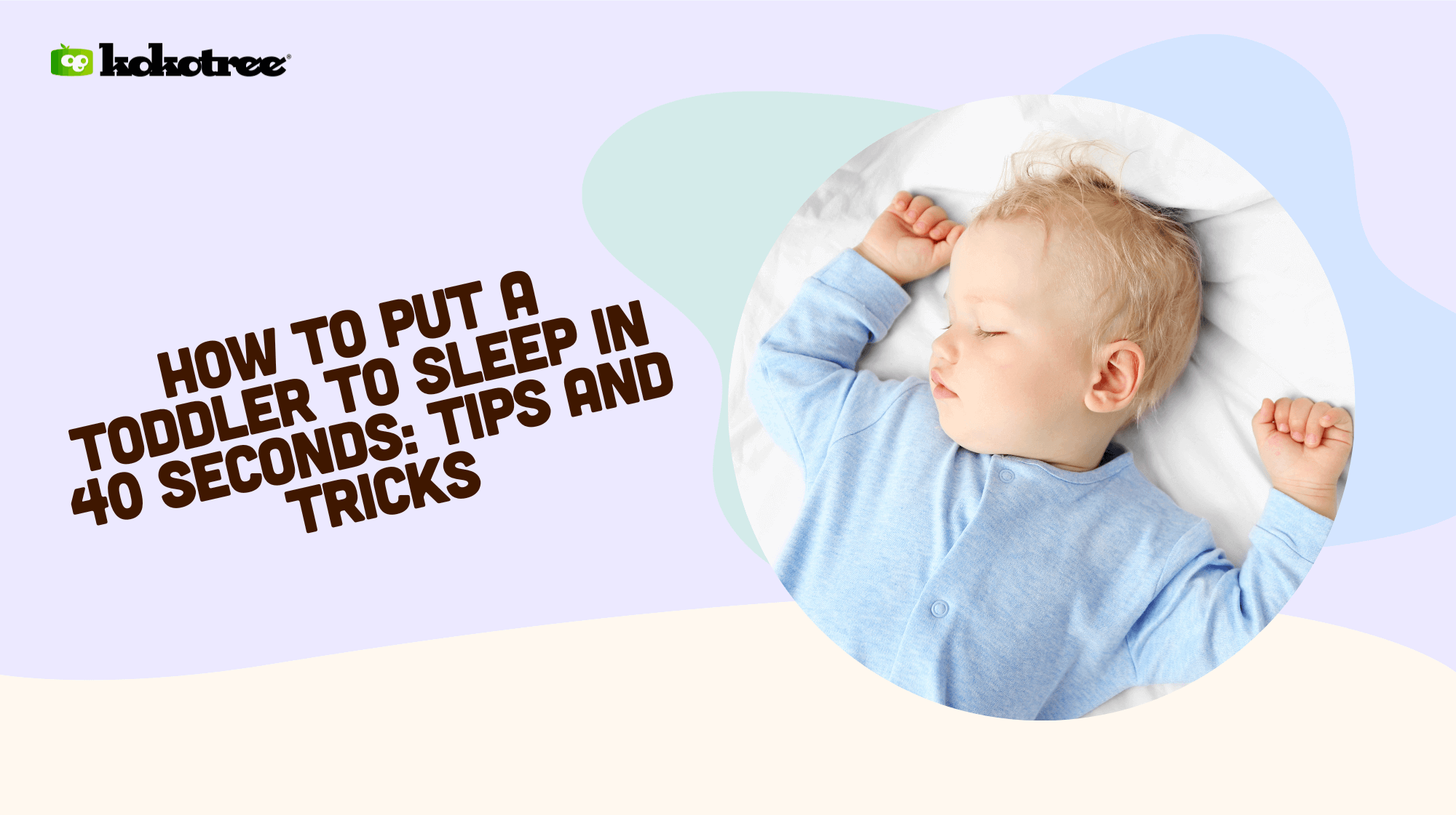 how to put a baby to sleep in 40 seconds