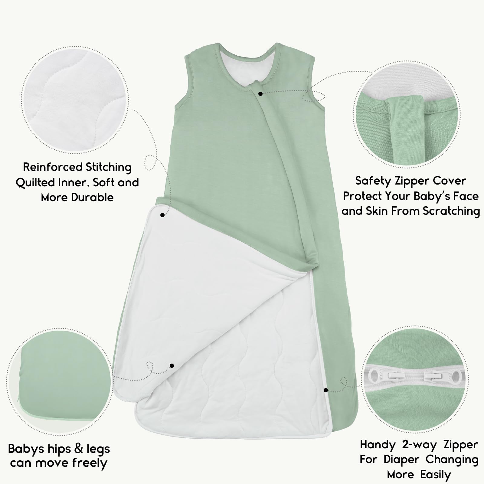 Durable Reinforced Stitch Sleep Sack