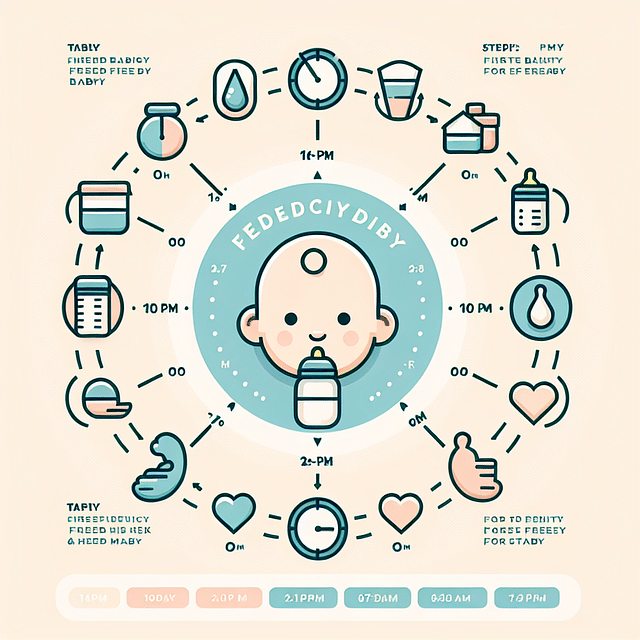 baby feeding schedule chart