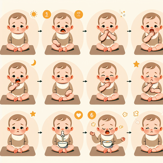 baby fullness signs illustration