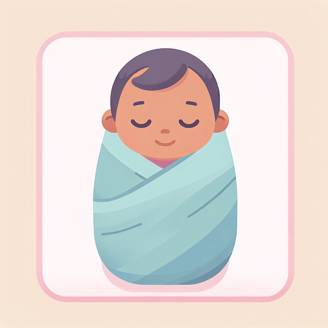 a baby in a swaddle or sleep sack ready for sleep