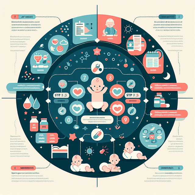 infographic of nutrients affecting baby sleep patterns