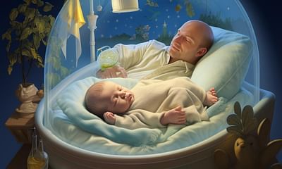 How can I encourage my baby to sleep in their bassinet or crib instead of on me?