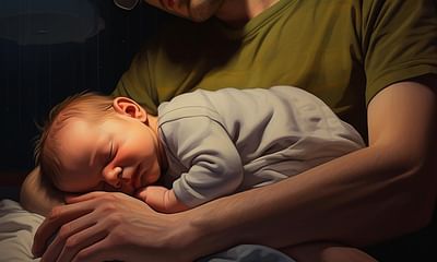 What can I do if my 50-day old baby doesn't sleep at night?
