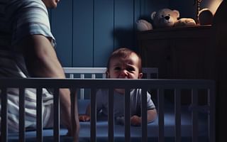 What should I do if my baby stands in the crib and refuses to sleep?